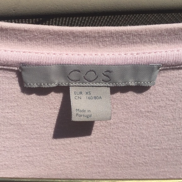 COS light pink double skirted dress, fits XS to M - Picture 3 of 4